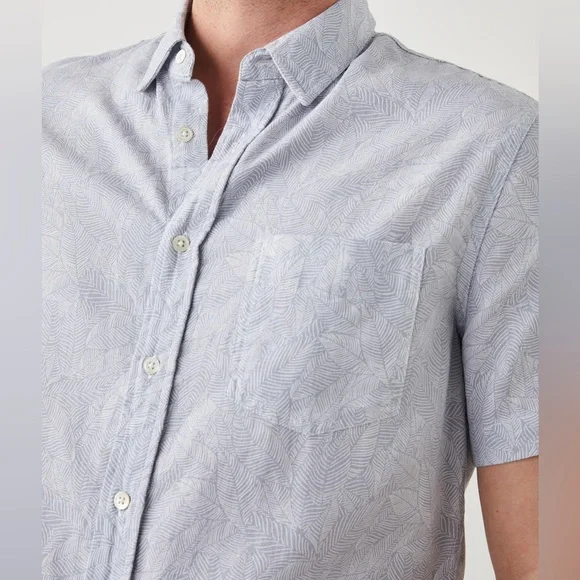 Rails Men’s Fairfax Shirt- Amazon Sun Blue - Picture 4 of 6